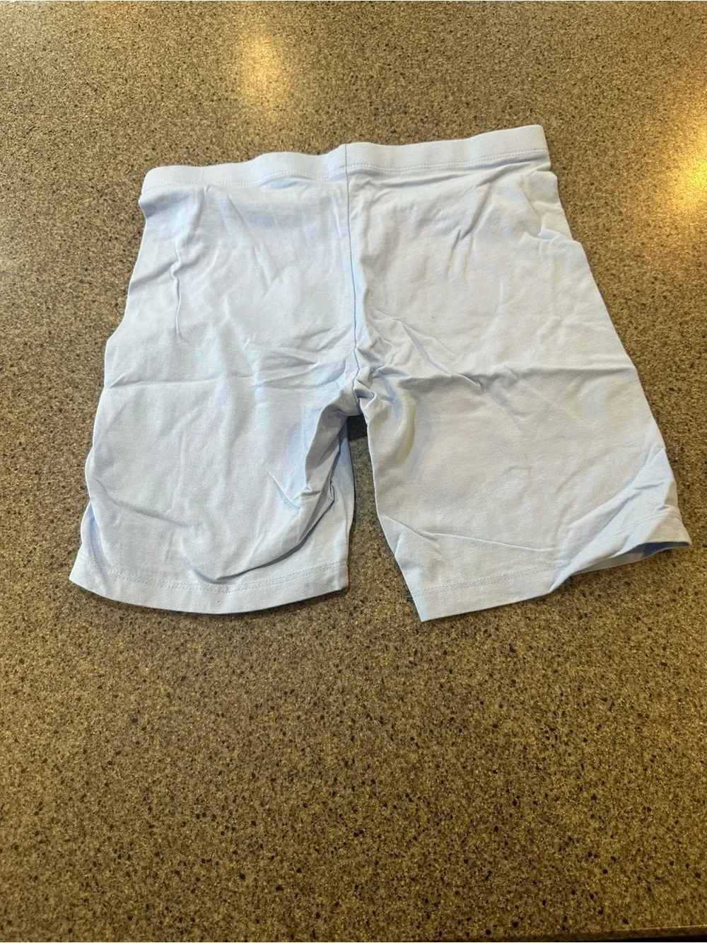 Light Blue Stretch Boxer-Style Shorts